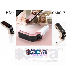 OkaeYa-RM-CARG7 Bluetooth In-Car FM Transmitter